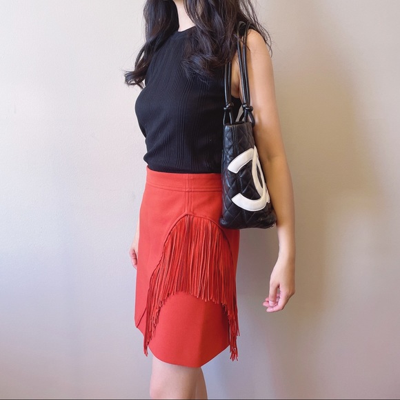 Maje Dresses & Skirts - Maje orange skirt